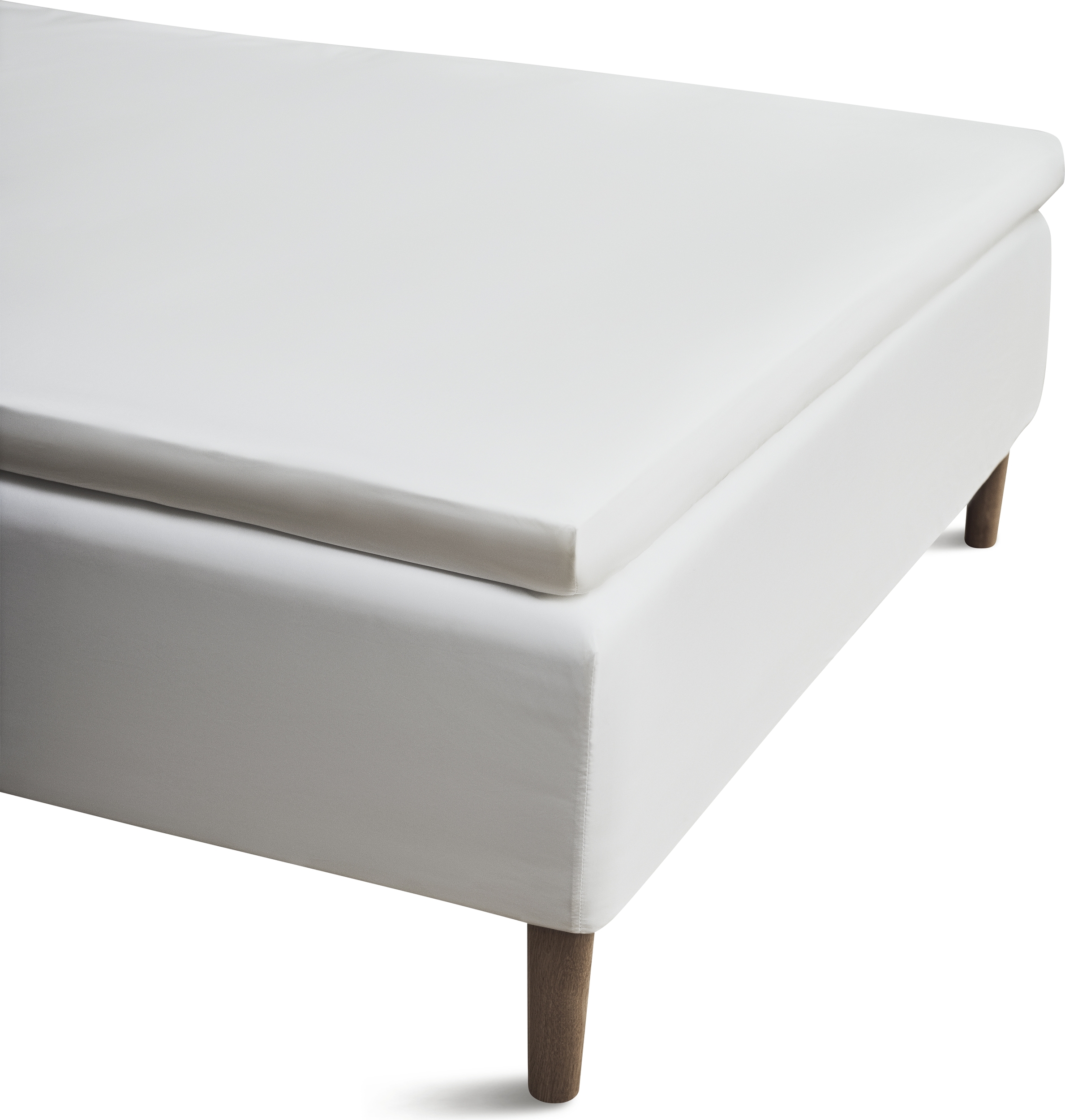 Percale Bettlaken 120 x 200 cm weiß