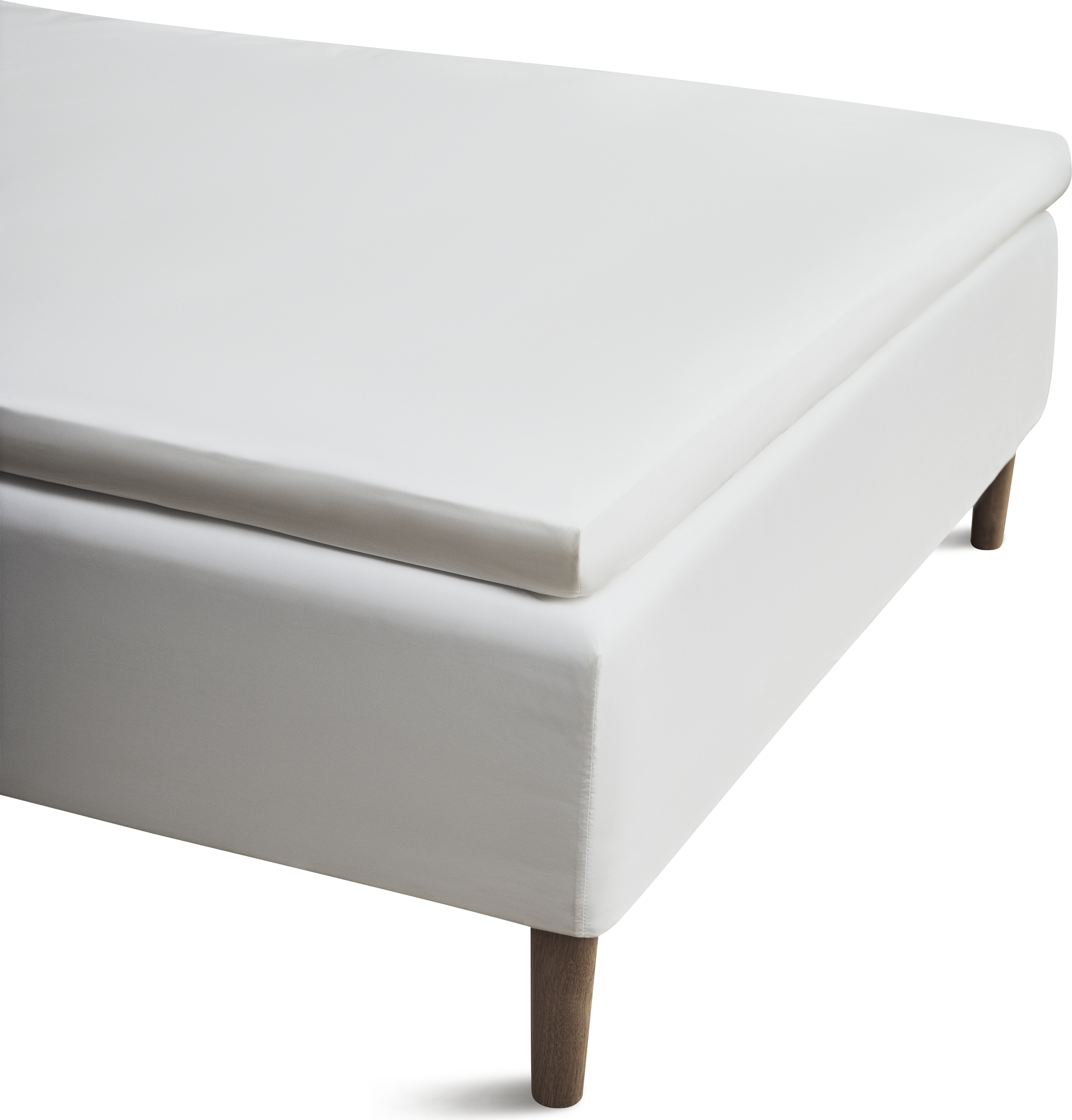 Percale Bettlaken 140 x 200 cm weiß