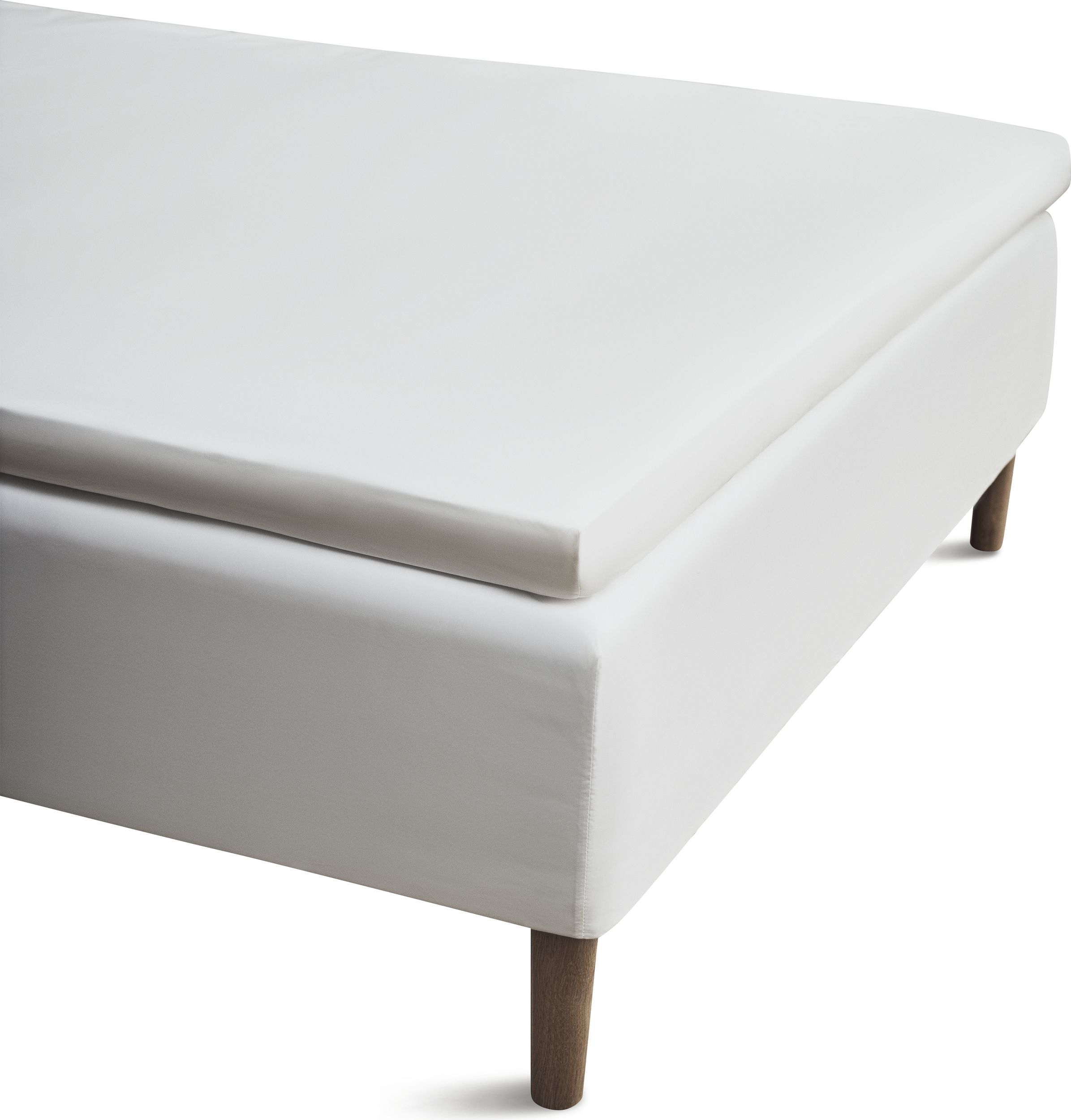 Percale Bettlaken 160 x 200 cm weiß