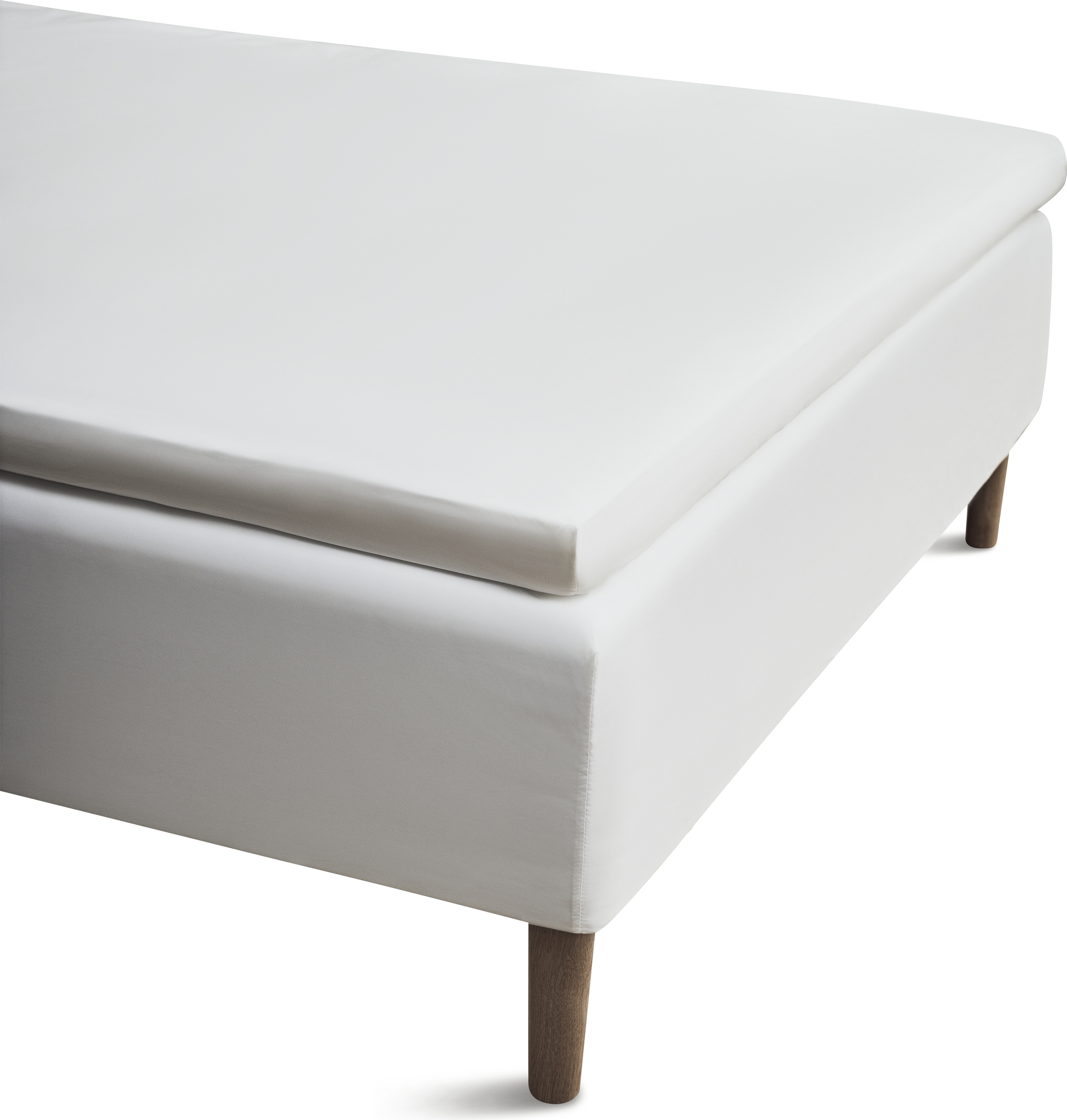 Percale Bettlaken 180 x 200 cm weiß