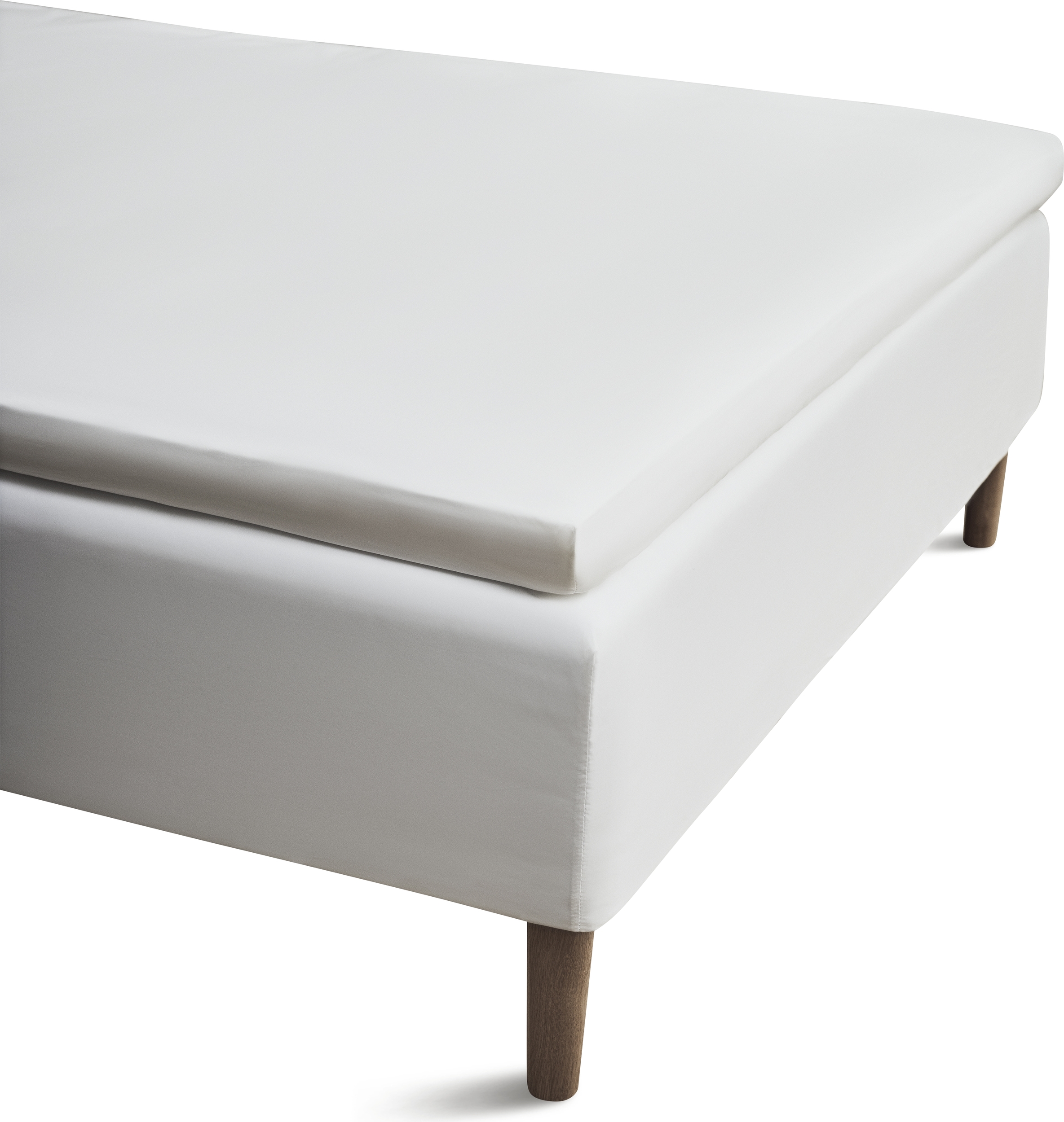 Percale Bettlaken 180 x 210 cm weiß