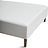 Percale Bettlaken mit Gummizug 90 x 200 x 30 cm weiß