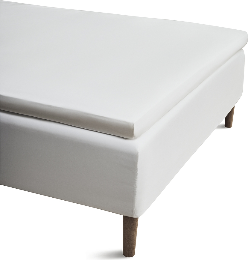 Percale Drap de lit, 90 x 210 cm, blanc