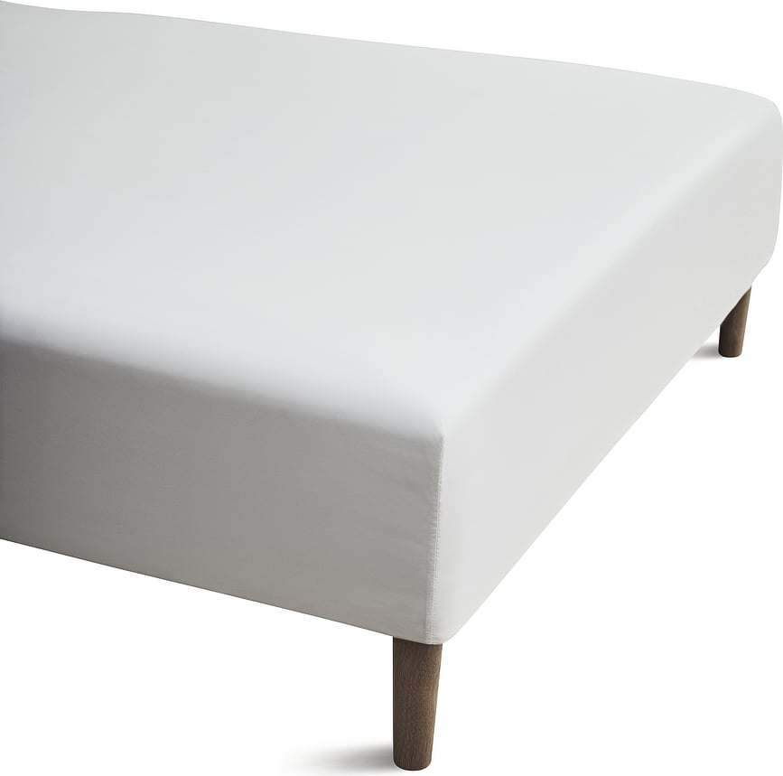 Percale Plahta s gumicom 160 x 200 x 30 cm bijela