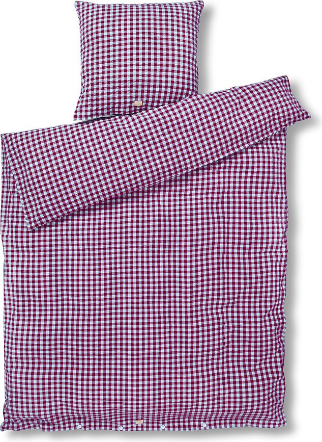 Ropa de cama Bæk&Bølge 150 x 210 cm, morado menta, con funda de almohada 50 x 60 cm