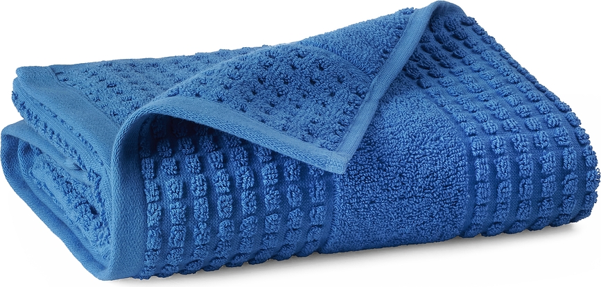 Toalla Juna Check, 50 x 100 cm, azul marino