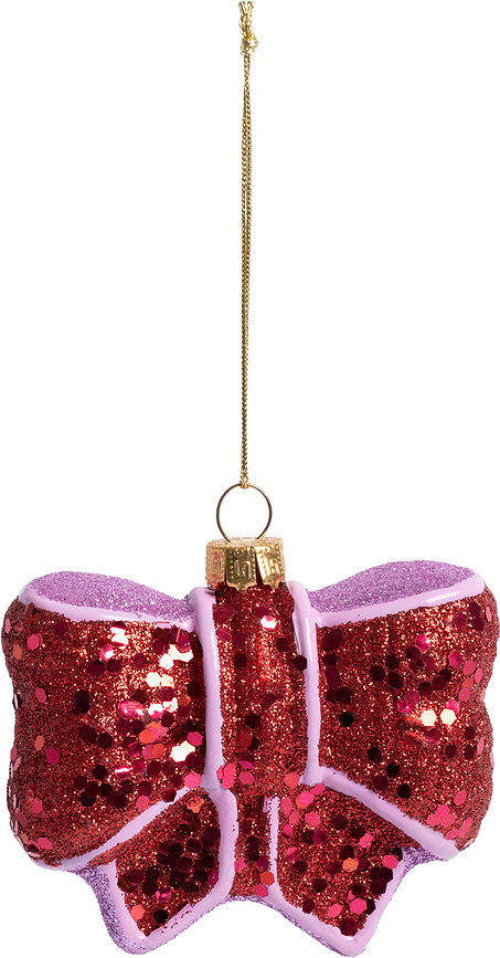 Ялинкова кулька Ribbon, червона