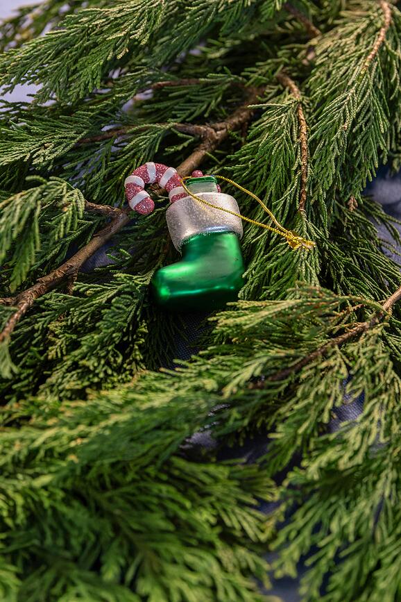 Ялинкова прикраса Christmas Stocking, червона