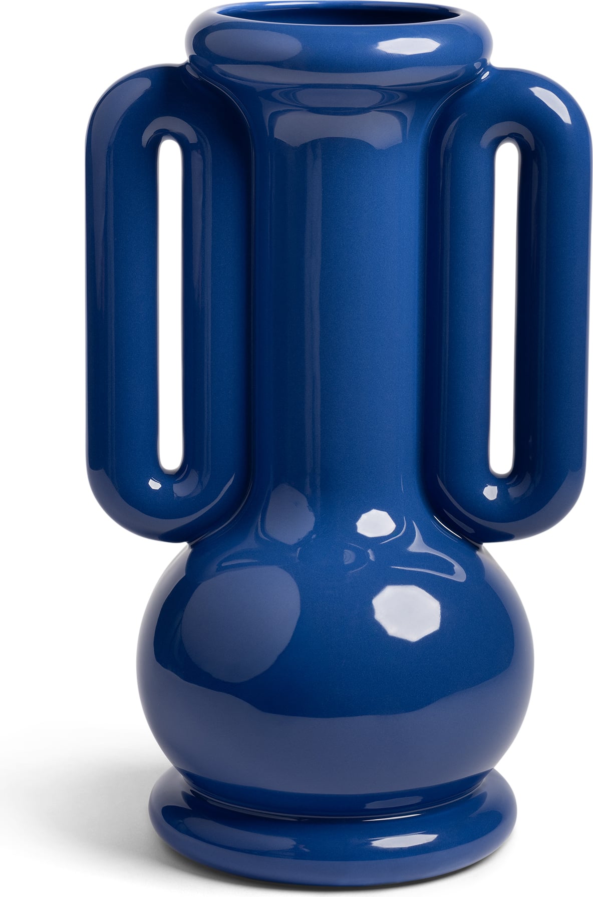 Amfora Vase, dunkelblau