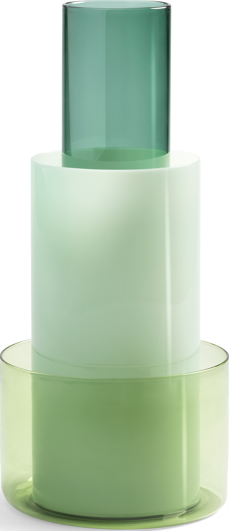 Amphi Vase 32,5 cm, grün