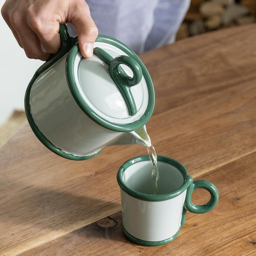 Arbatos ąsotis Loop 700 ml, žalias
