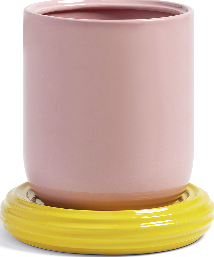 Blumentopf mit Untersetzer Churros 19,5 cm