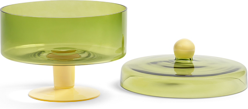 Boîte de rangement Duo 20 cm, verte