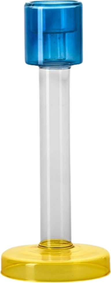 Bole Kerzenständer 29 cm, blau