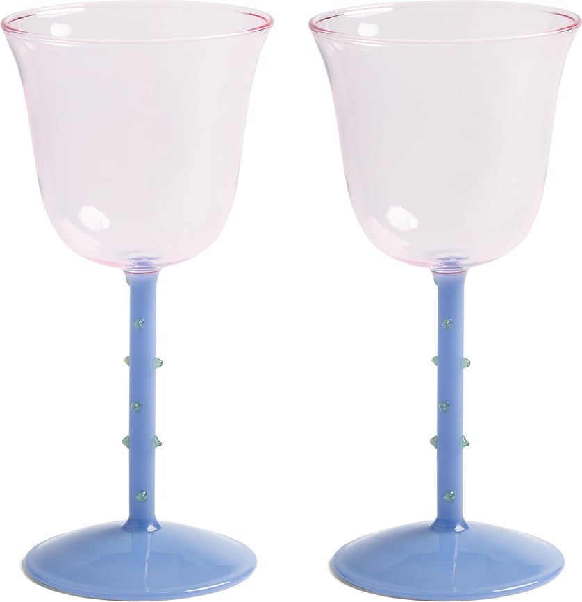 Calici da vino Dot 180 ml, rosa, 2 pz.