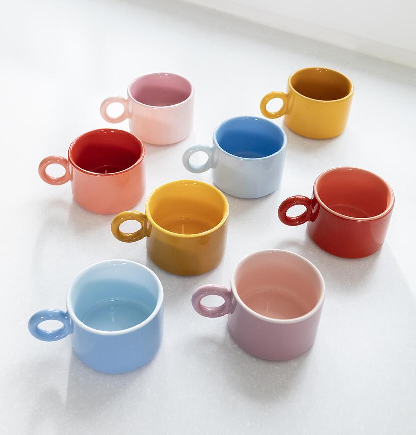 Chiquito Mugs 200 ml, ochre, 2 pcs.