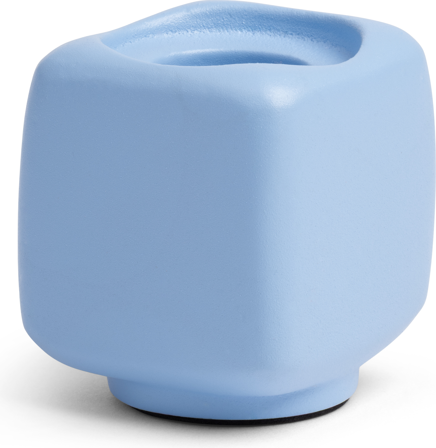 Chunk Kerzenhalter für klassische Kerzen, hellblau