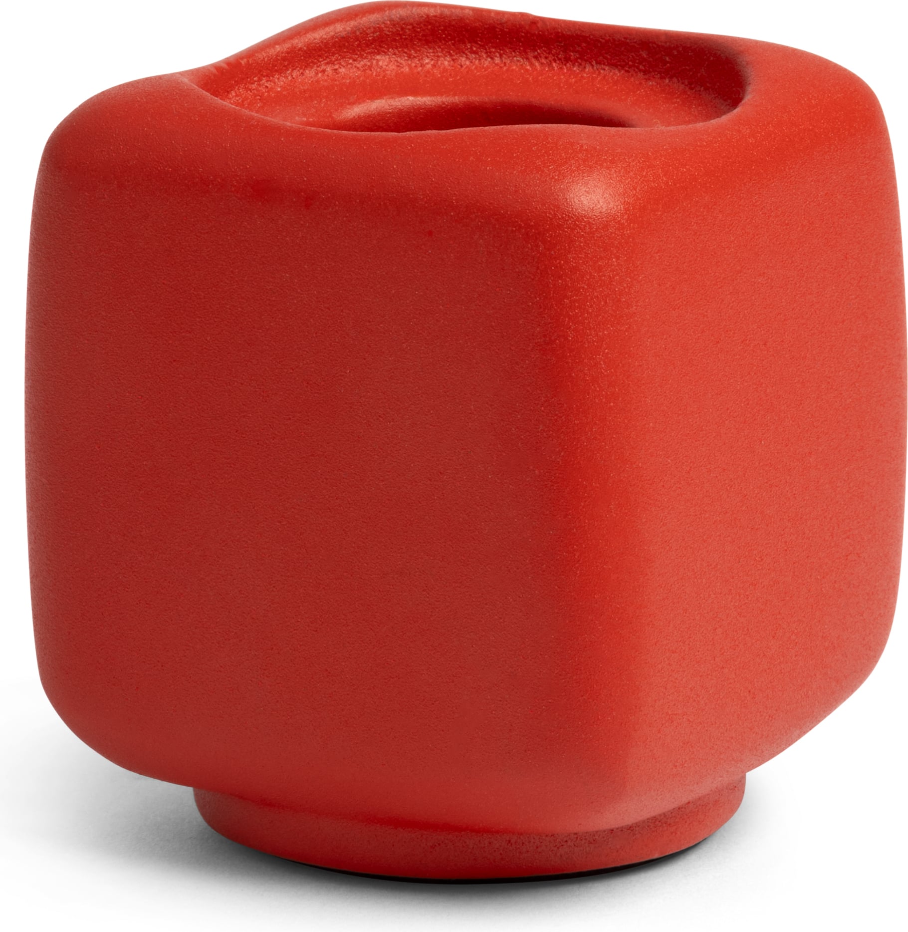 Chunk Kerzenhalter für klassische Kerzen, rot