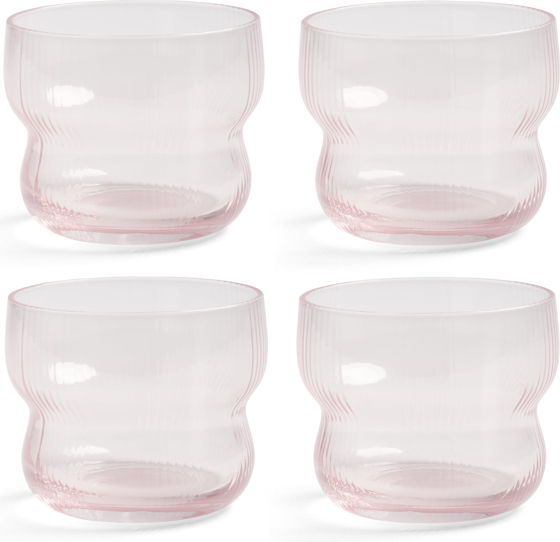 Circus Gläser 150 ml, rosa, 4 St.