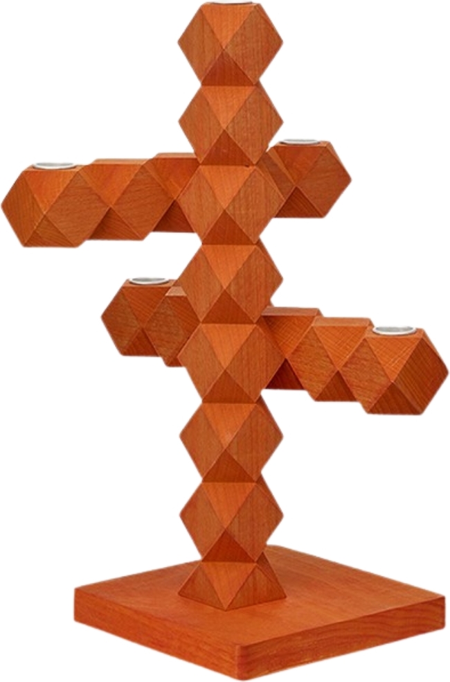 Clean Cut 5 Kerzenhalter, orange