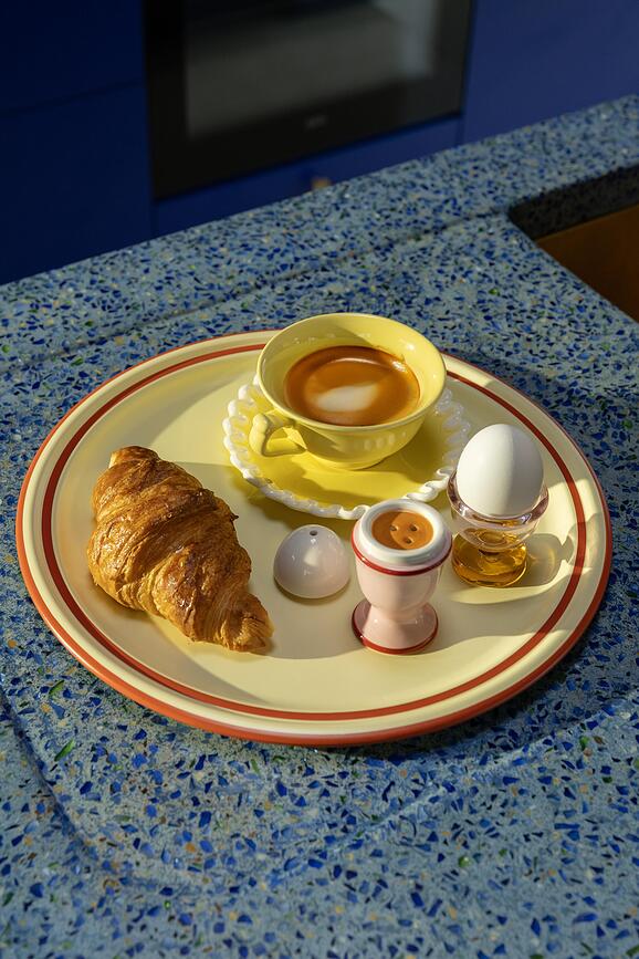 Druskinė ir pipirinė &K Egg, geltona