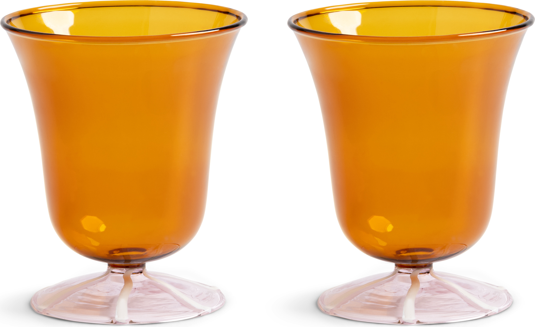 Eve Wassergläser 200 ml, bernsteinfarben, 2 St.
