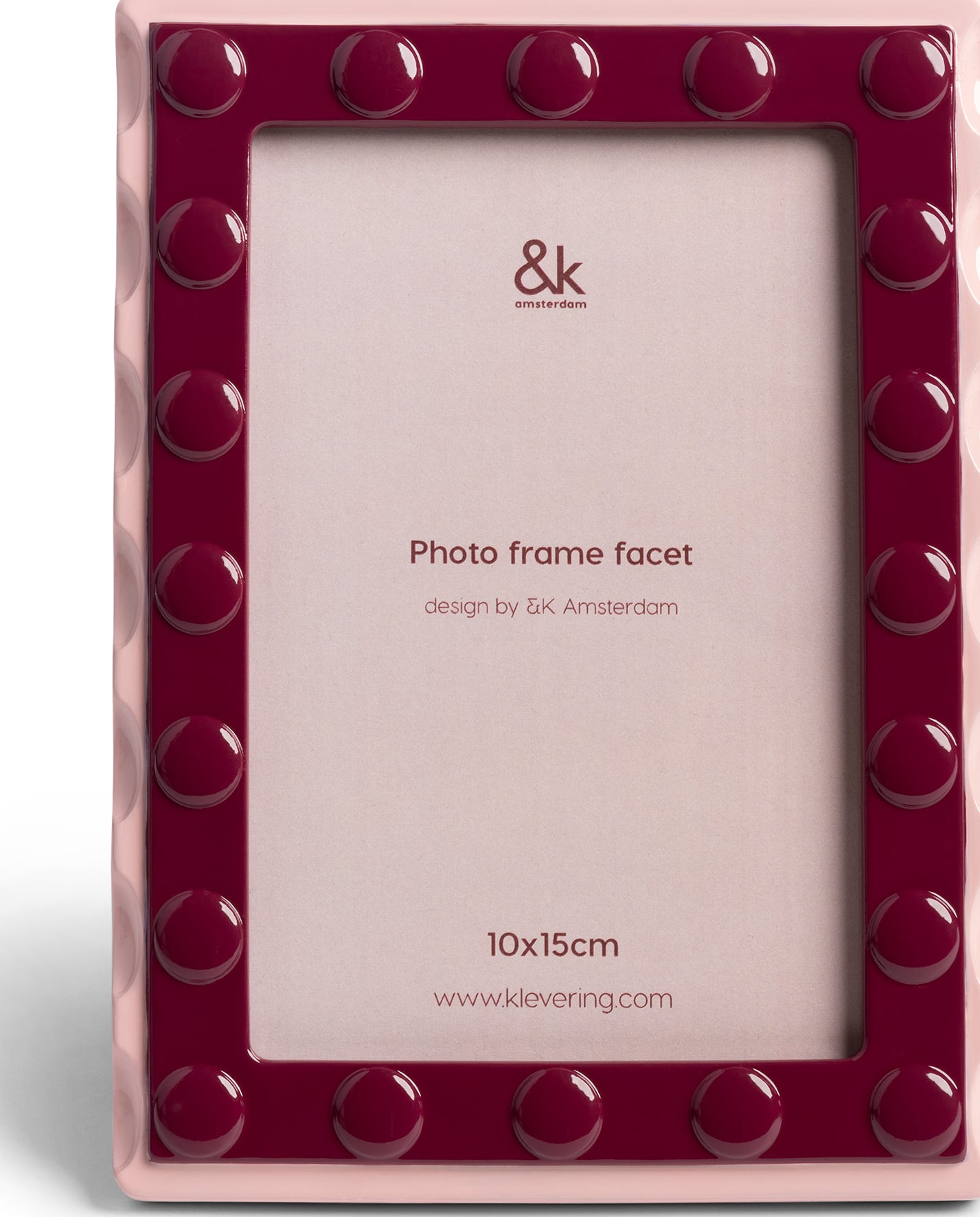 Facet Bilderrahmen 14 x 19 cm, rosa