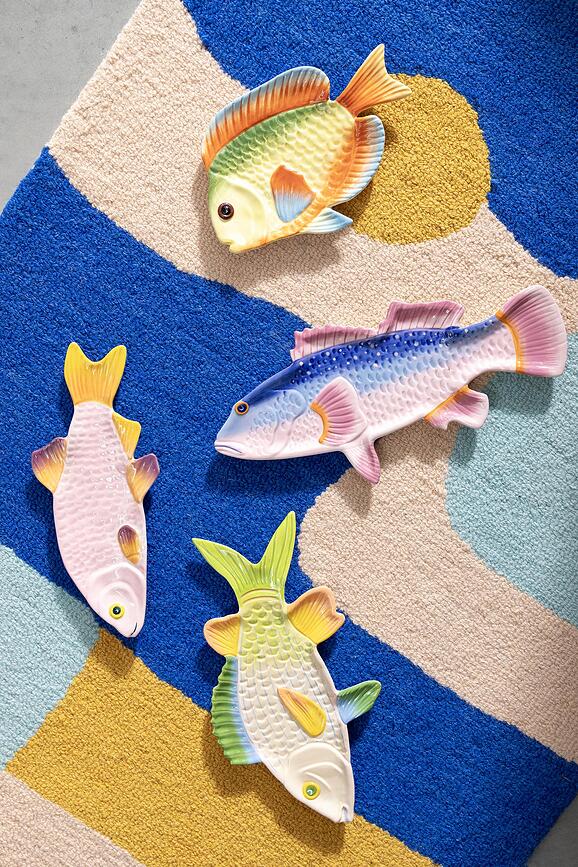 Fish Trigger Serving Plate 18.5 x 34.5 cm