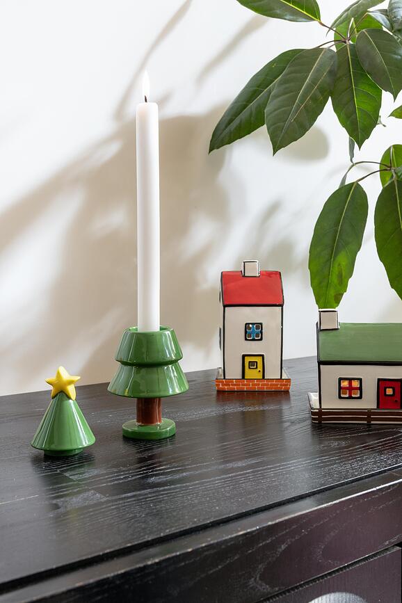 Haines Christmas Candle Holder