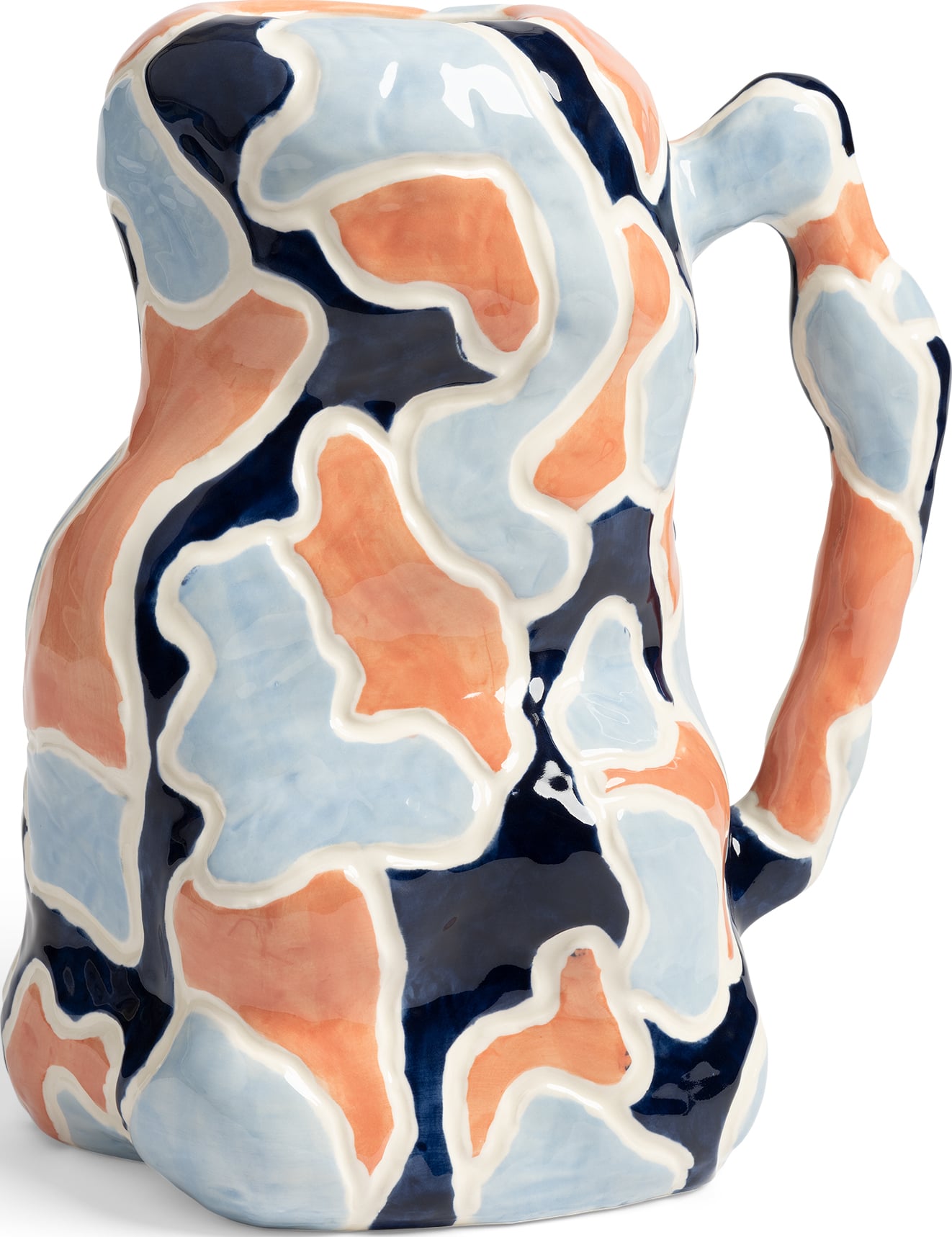 Jug-a-vase Vase 30 cm, hellblau