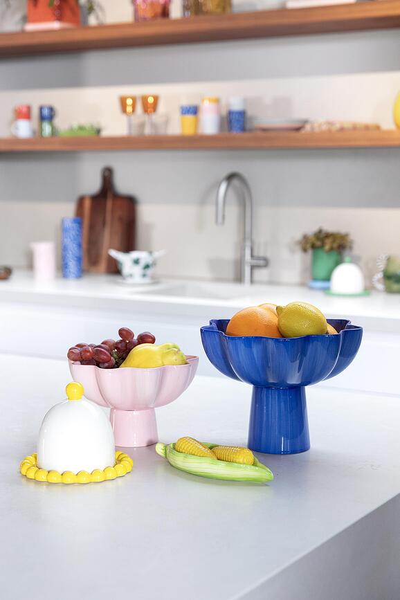 &K Corn Salt and Pepper Shaker with Stand