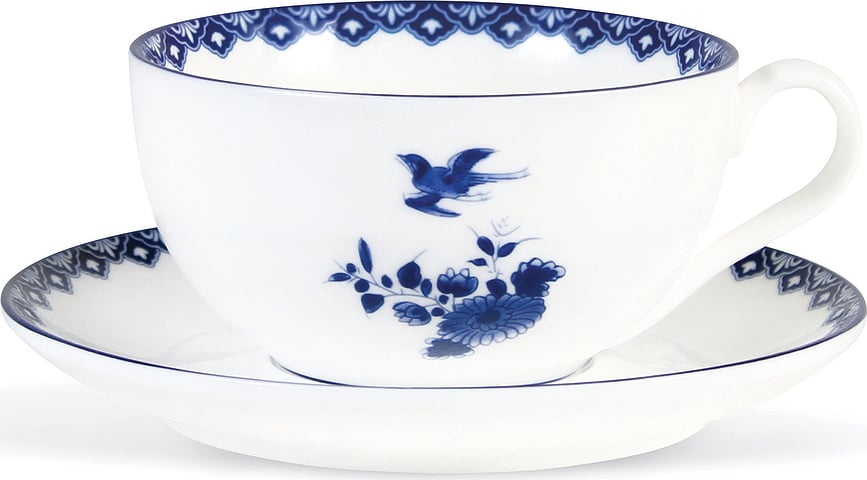 Kávéscsészék aljjal Delftware, 2 db