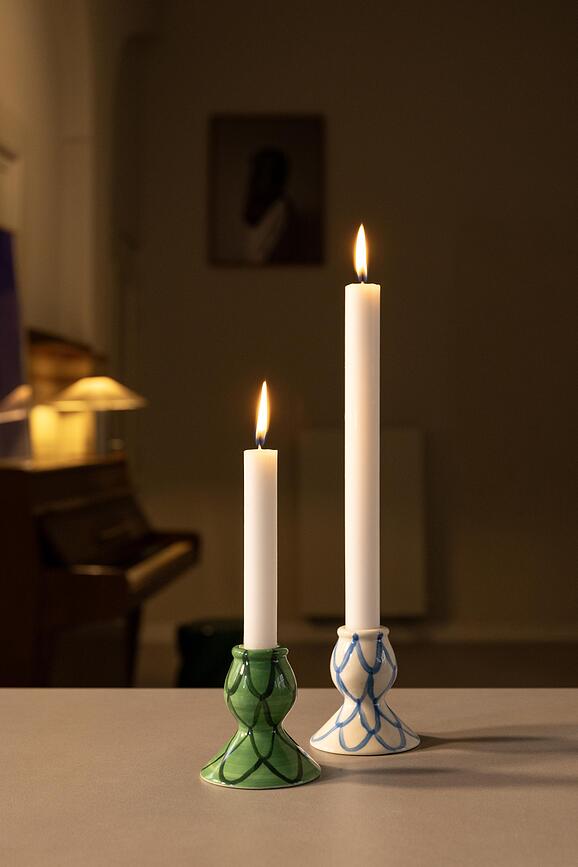 Küünlajalg Sirene klassikalisele küünlale, roheline