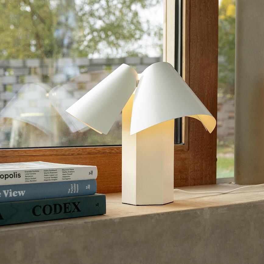 Lampa stołowa Beln kremowa