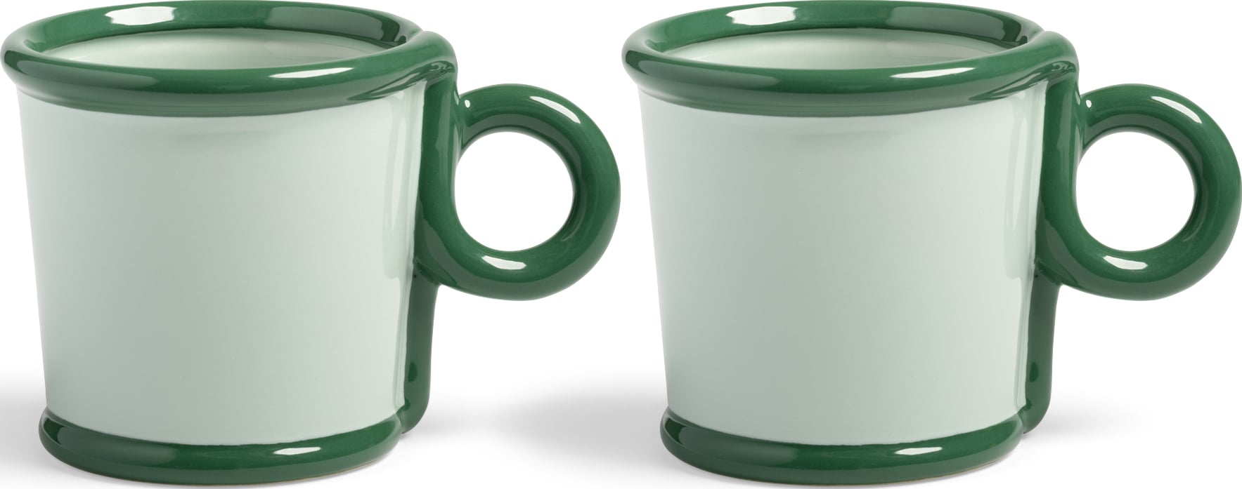 Loop Tassen 300 ml, grün, 2 St.