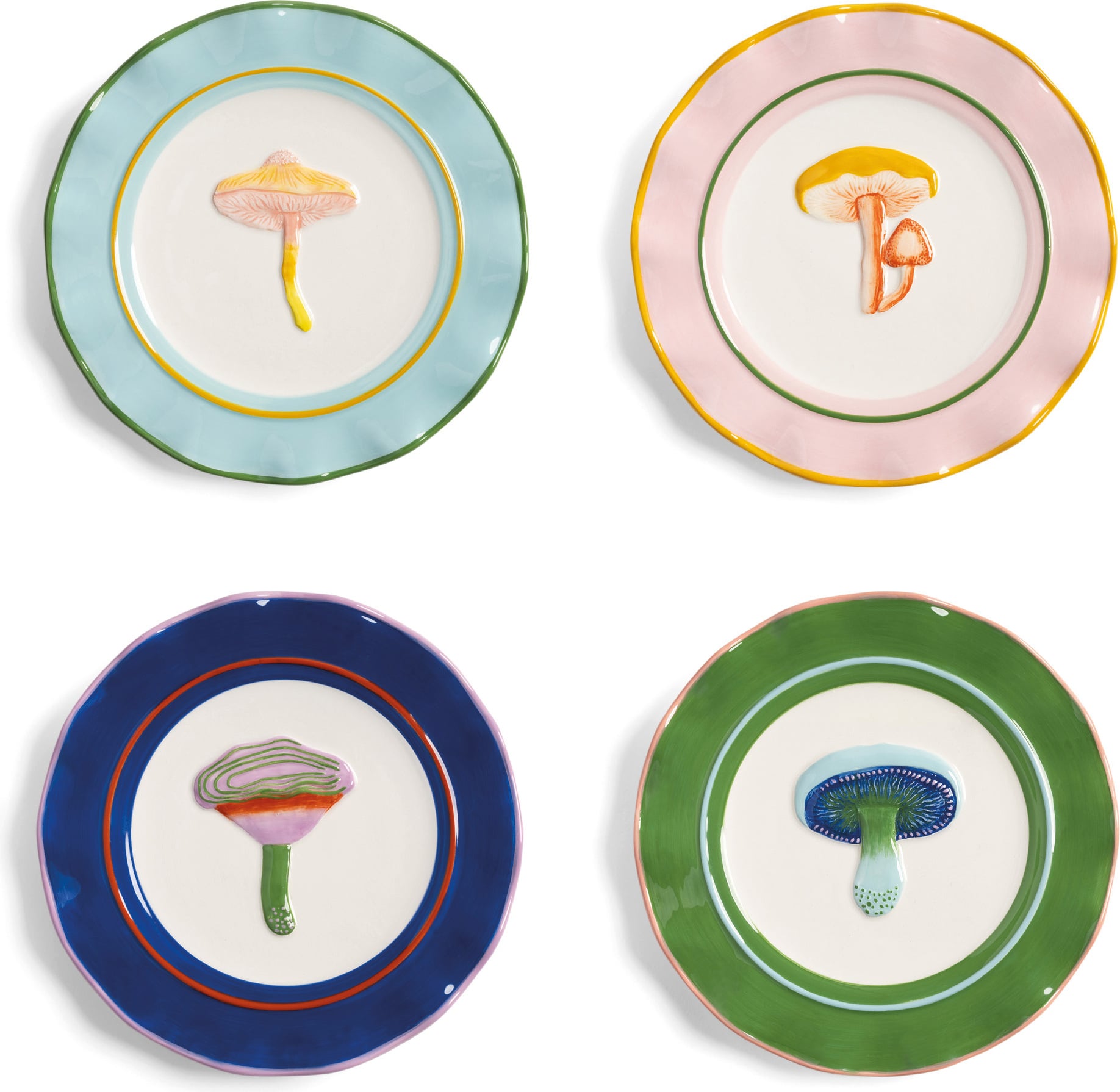 Magic Mushroom Dessertteller 16 cm, 4 St.