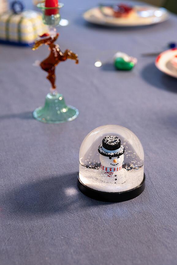 Merry Snowman Kerzenhalter 20 cm