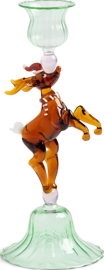 Merry Reindeer Kaarsenhouder voor klassieke kaars 20 cm