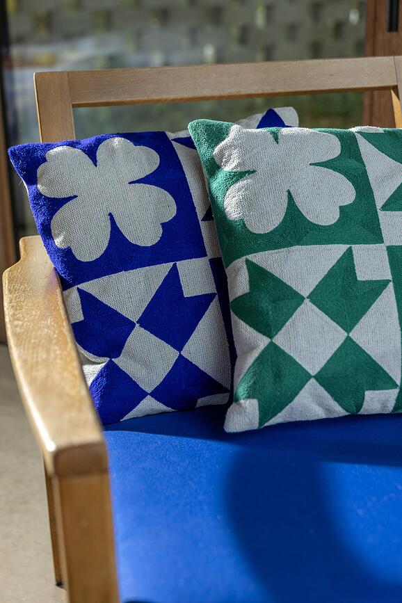 Pagalvės užvalkalas Patch Quilt 40 x 40 cm, žalias