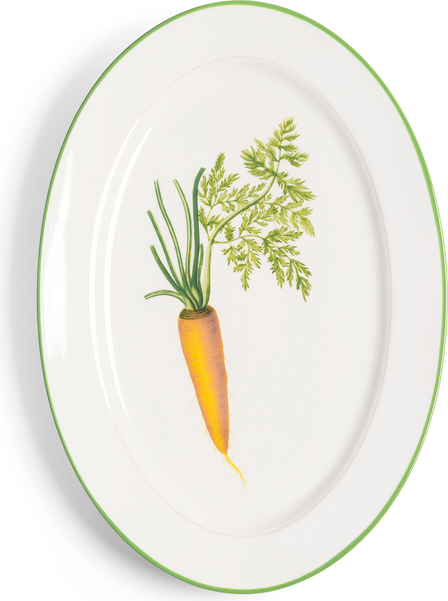Pasniegšanas šķīvis &K Carrot 21 x 30 cm