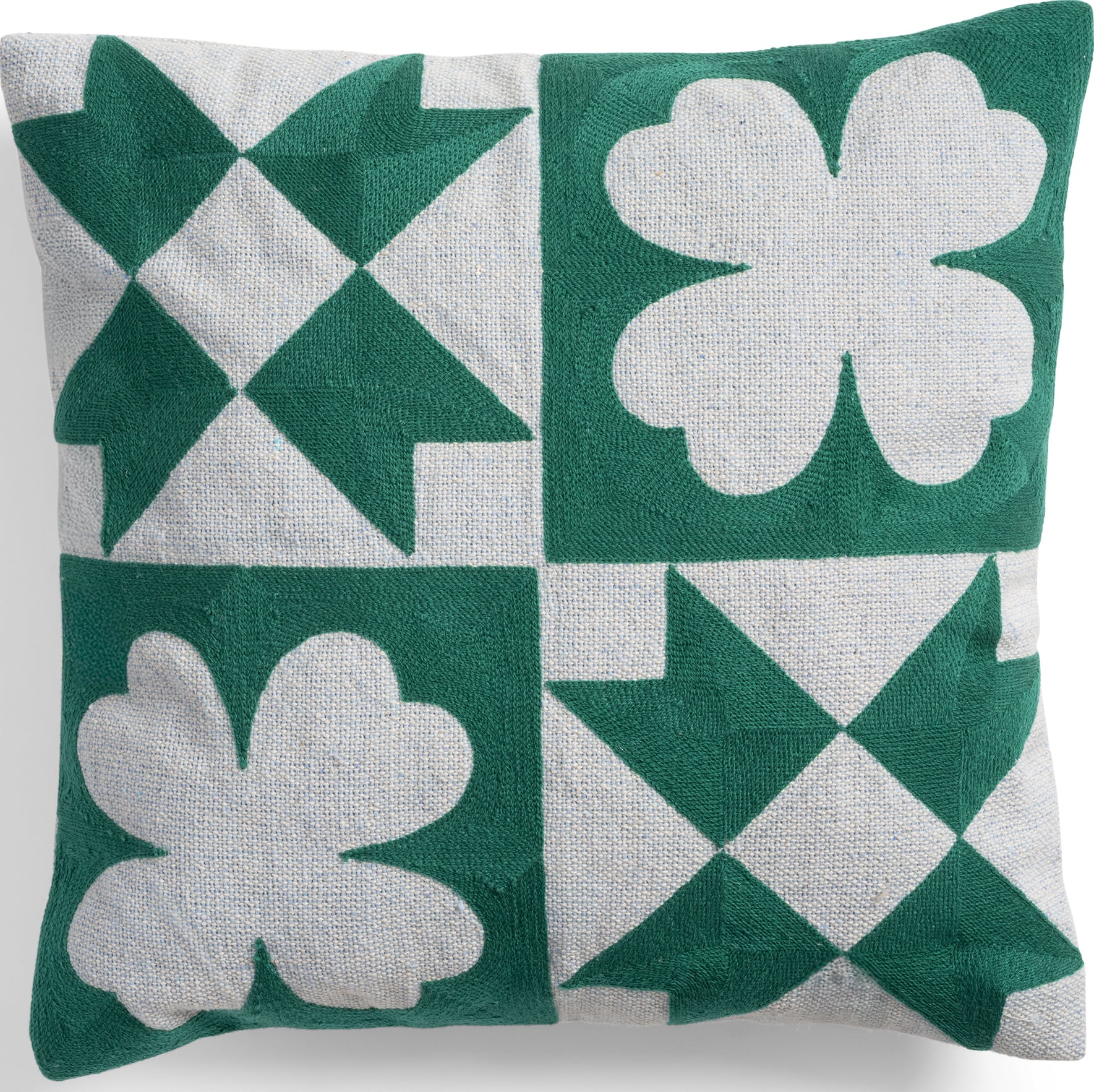 Patch Quilt Kissenbezug 40 x 40 cm, grün