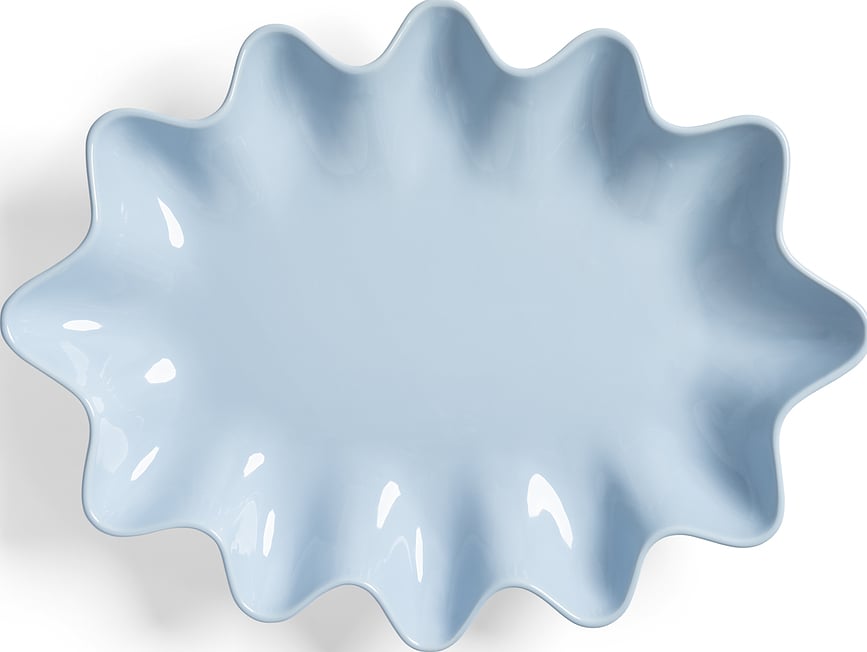 Patera Sun owalna 32 x 42,5 cm błękitna