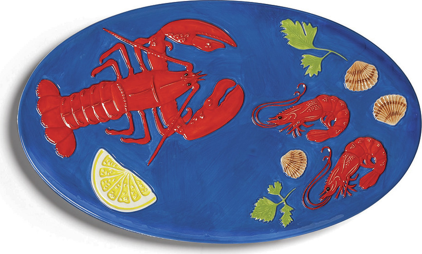 Plato de servir De La Mer Lobster 20 x 33 cm