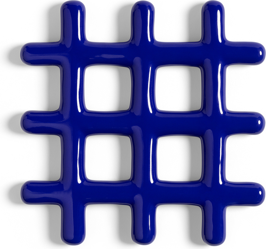 Podložka pod horké nádobí &K Grid modrá