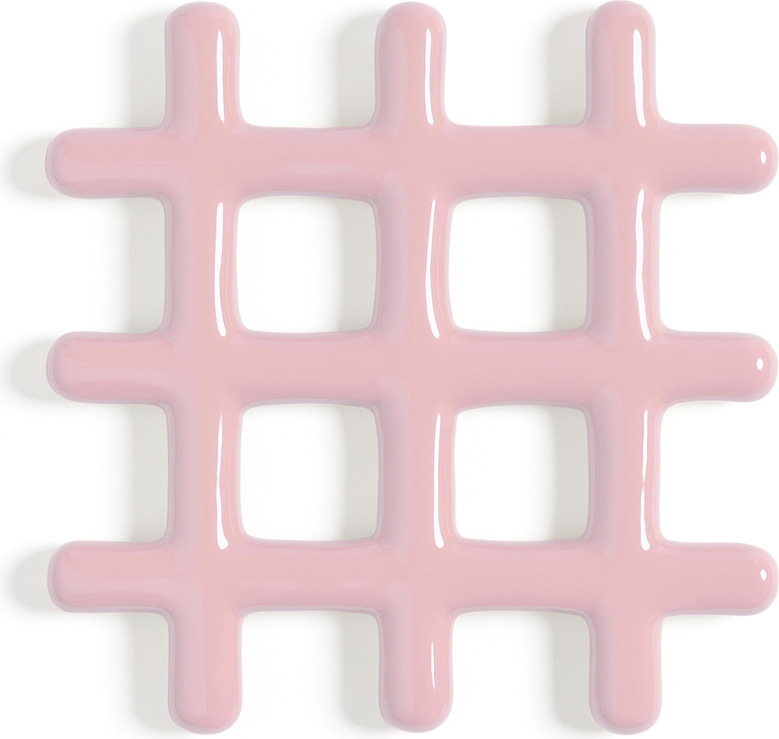Podstavek za vroče posode &K Grid, roza
