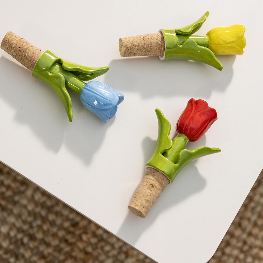 Пробка для вина Tulip жовта
