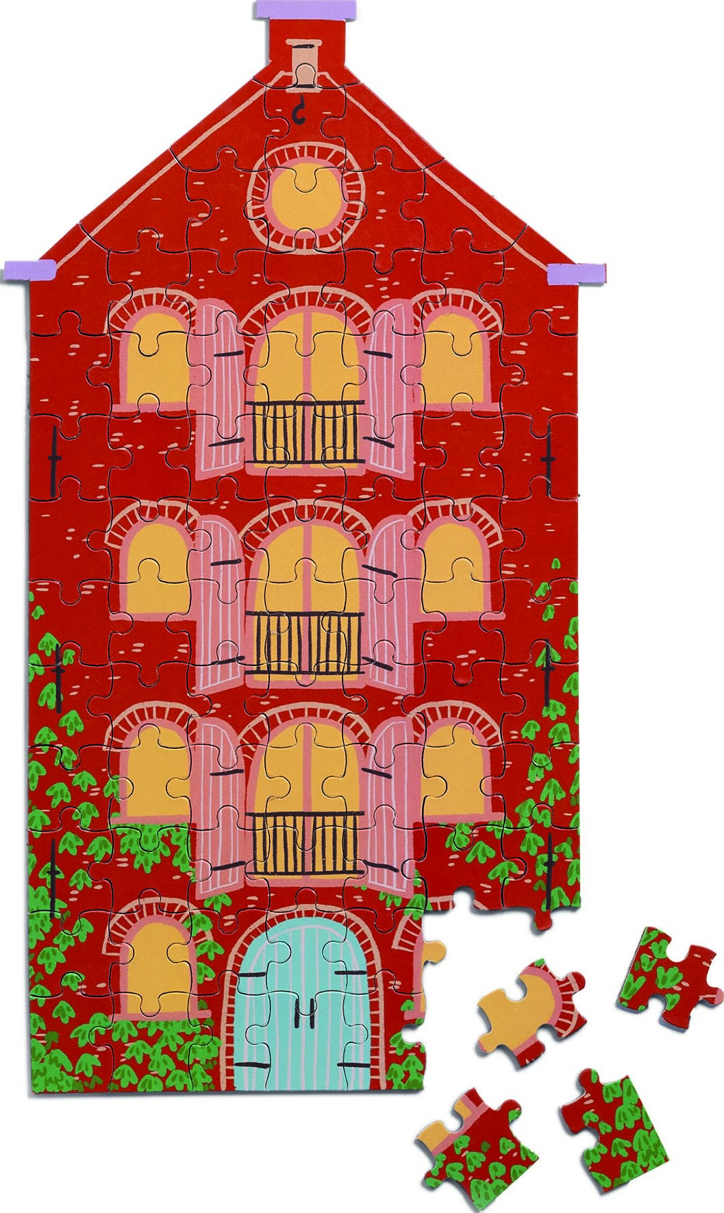 Puzzle Canal House Warehouse, 79 Teile