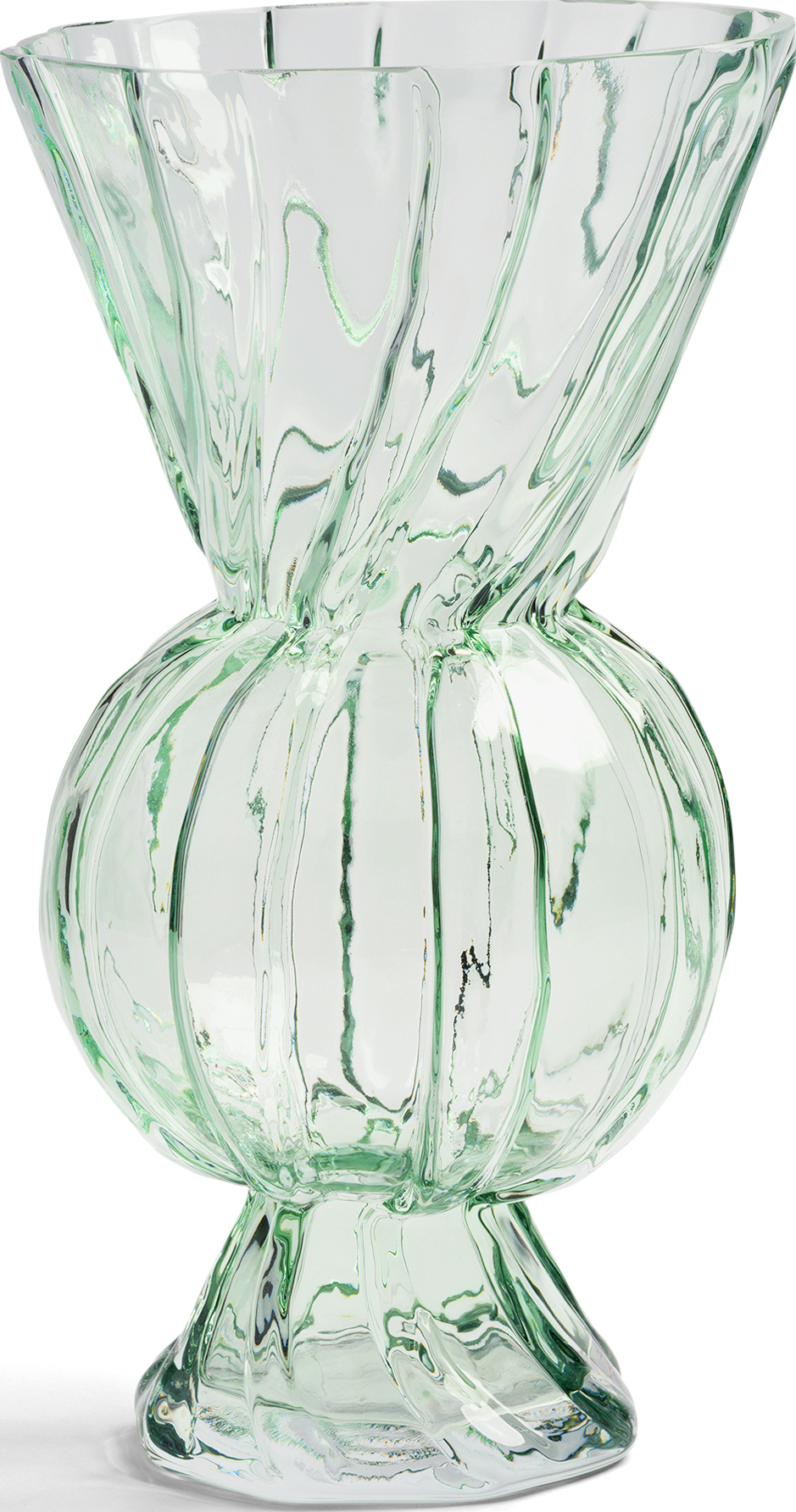 Rhombic Vase 28,5 cm, grün