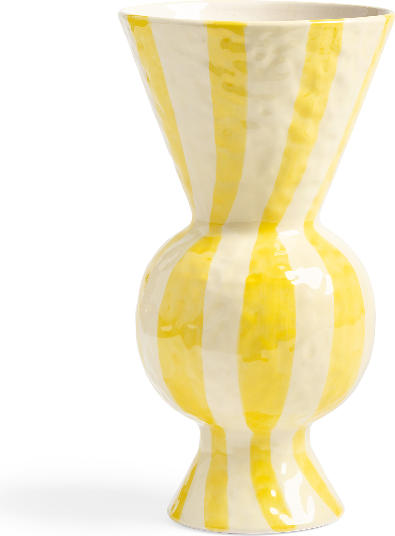 Rhombic Vase 29,5 cm, gelb