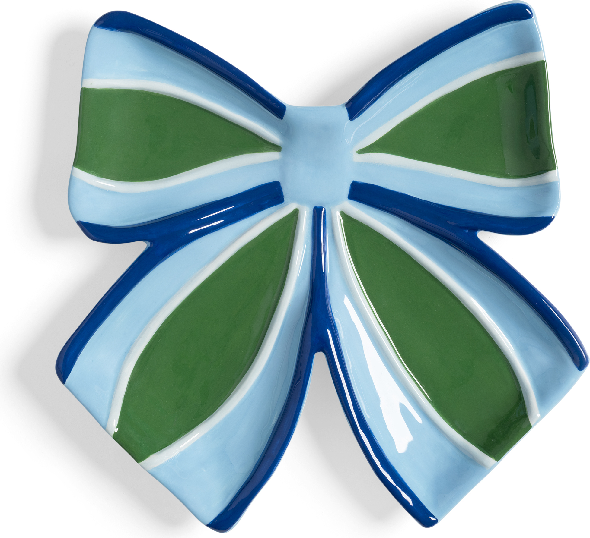Ribbon Snackteller 22 cm, blau